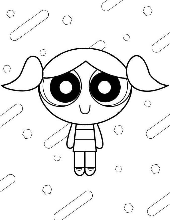 Desenho de Lindinha (As Meninas Superpoderosas) para imprimir
