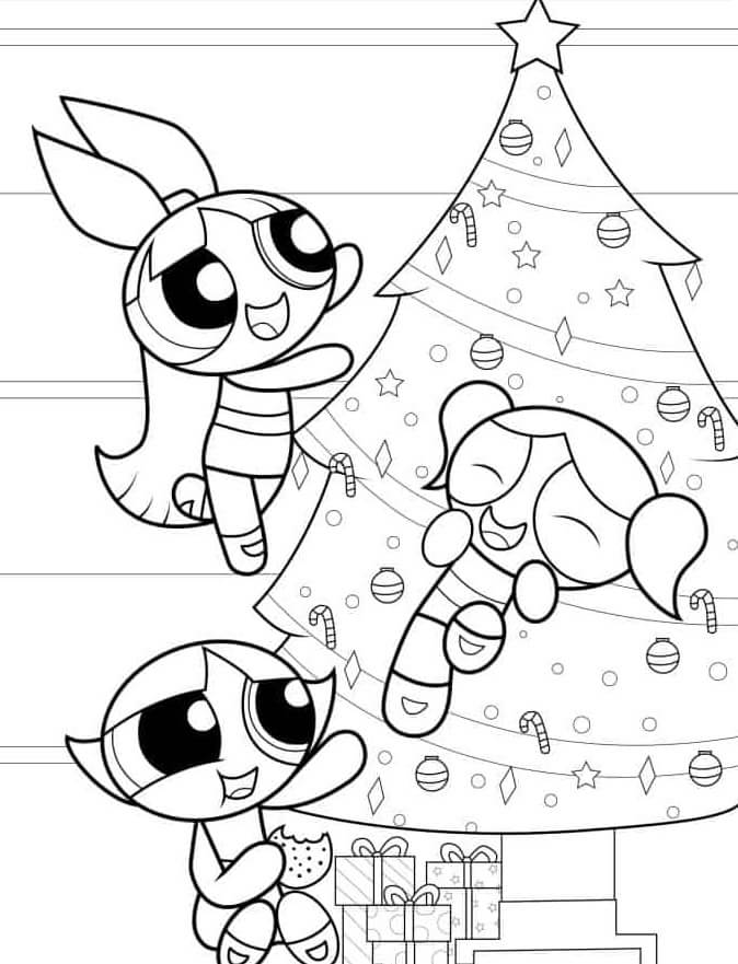 Desenho de As Meninas Superpoderosas para imprimir