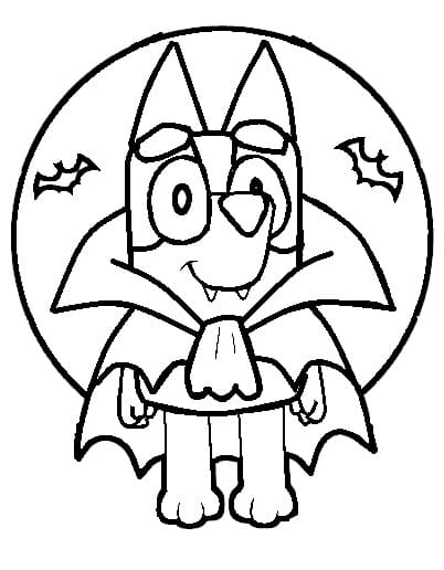 Desenho de Bluey para imprimir