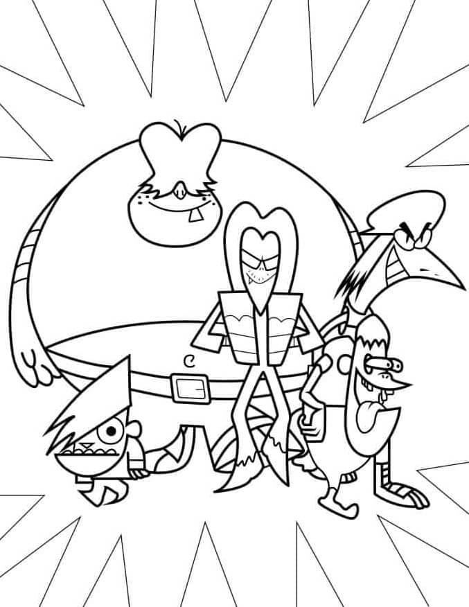 Desenho de As Meninas Superpoderosas para imprimir
