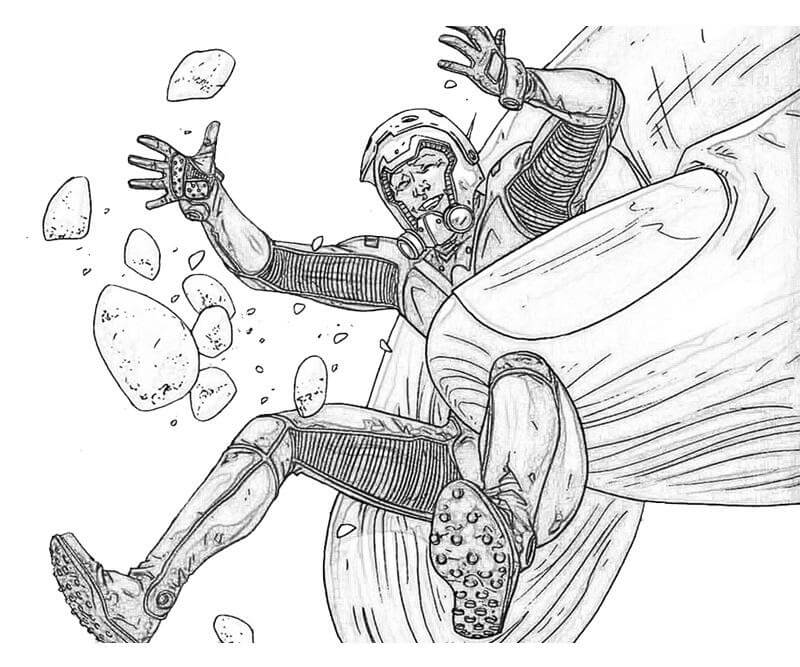 Desenho de Homem-Formiga (Ant-Man) para imprimir