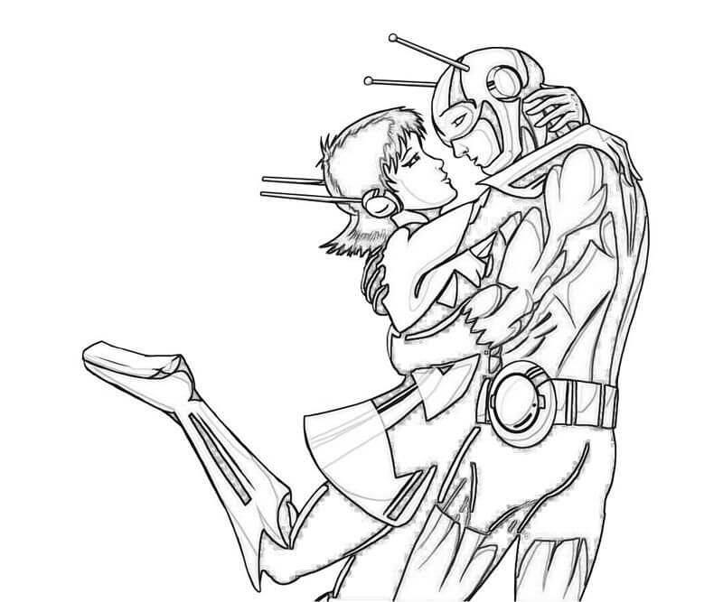 Desenho de Homem-Formiga (Ant-Man) para imprimir