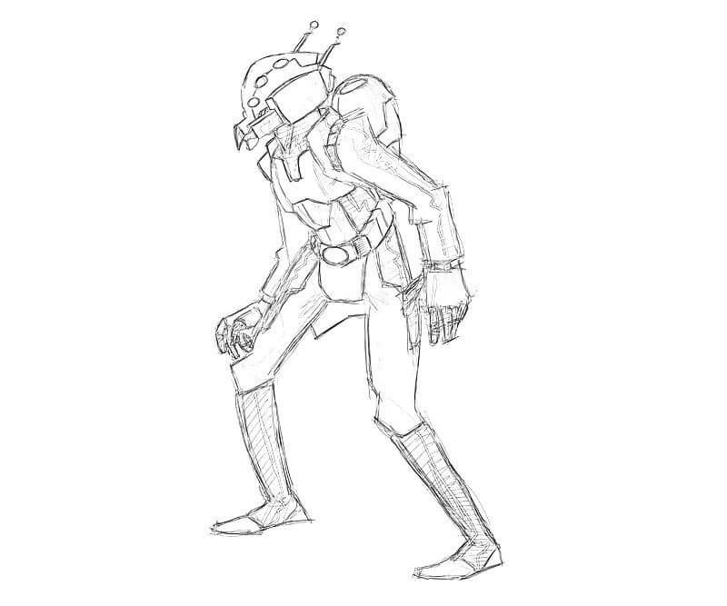 Desenho de Homem-Formiga (Ant-Man) para imprimir