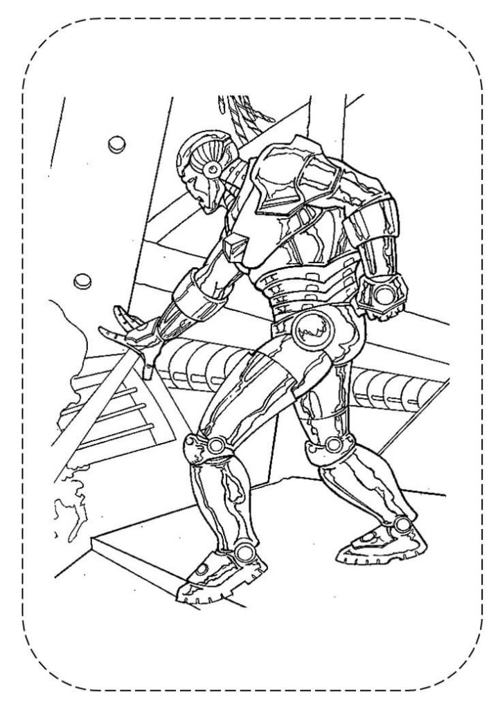 Desenho de Homem de Ferro (Iron Man) para imprimir