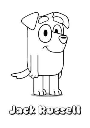 Desenho de Bluey para imprimir