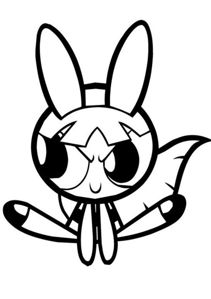 Desenho de Florzinha (As Meninas Superpoderosas) para imprimir