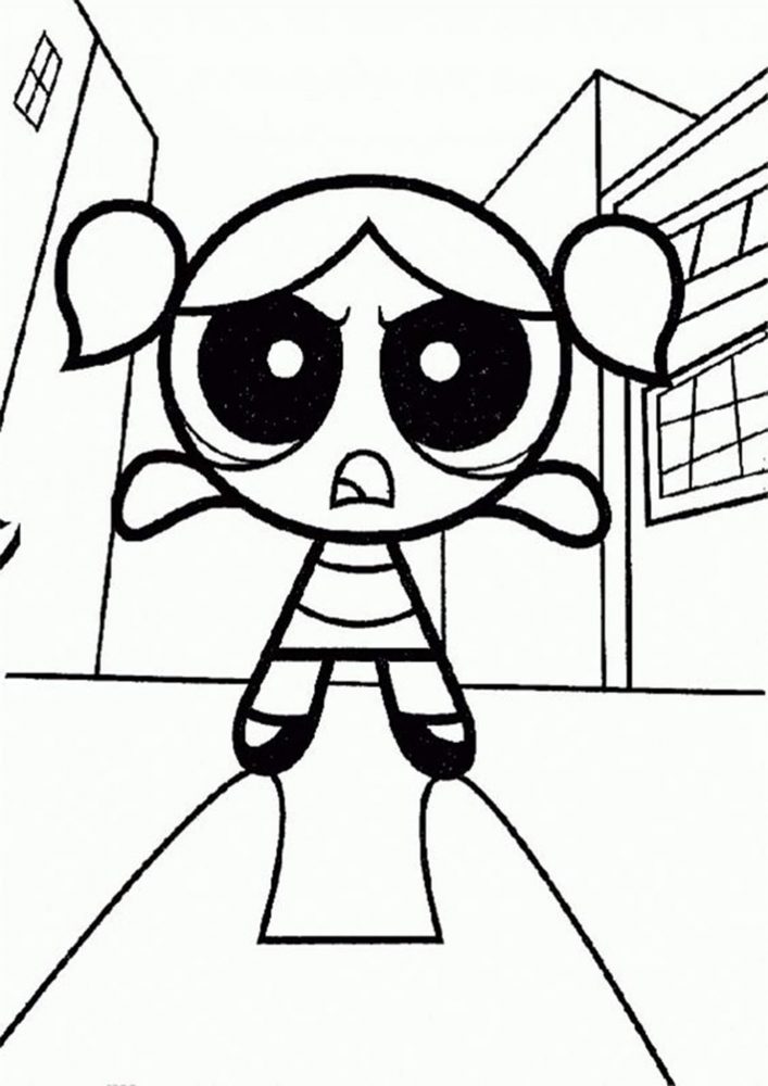 Desenho de Lindinha (As Meninas Superpoderosas) para imprimir
