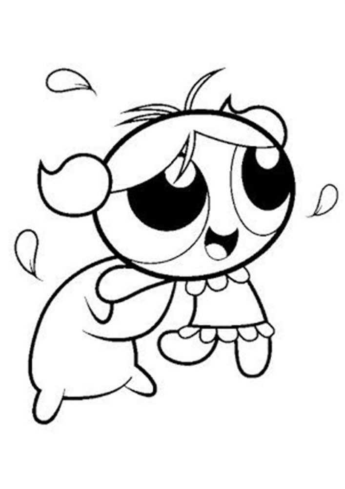 Desenho de Lindinha (As Meninas Superpoderosas) para imprimir