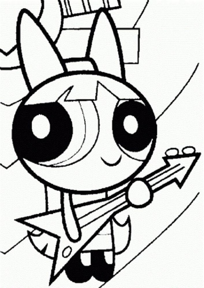 Desenho de As Meninas Superpoderosas para imprimir
