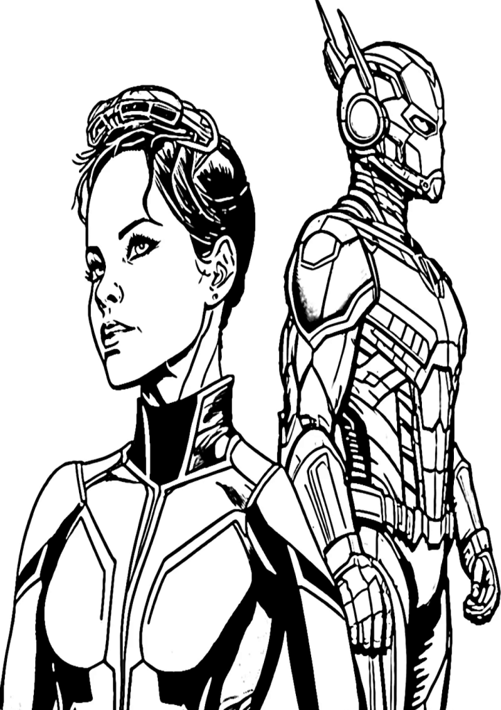 Desenho de Homem-Formiga (Ant-Man) para imprimir