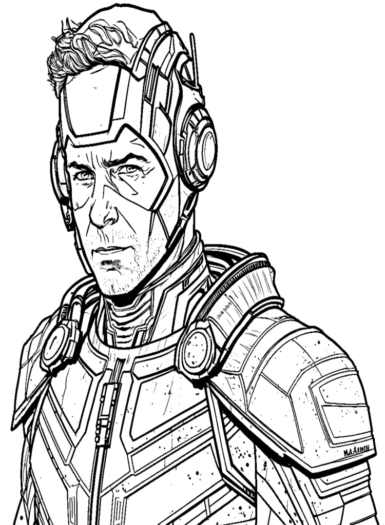 Desenho de Homem-Formiga (Ant-Man) para imprimir