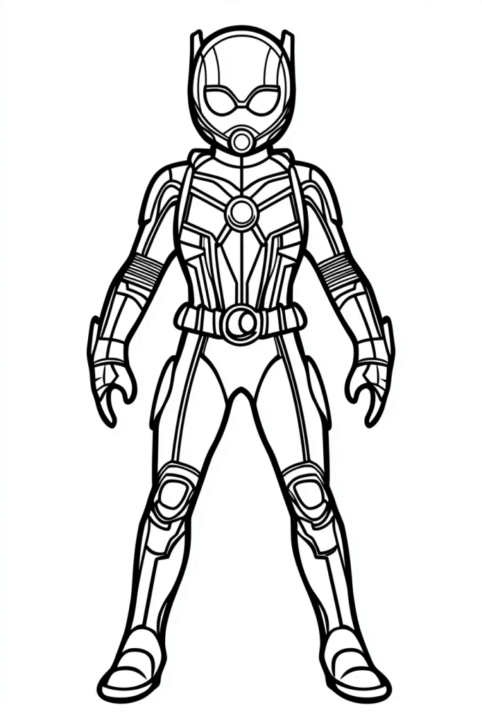 Desenho de Homem-Formiga (Ant-Man) para imprimir