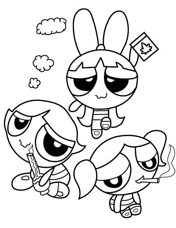 Desenho de As Meninas Superpoderosas para imprimir