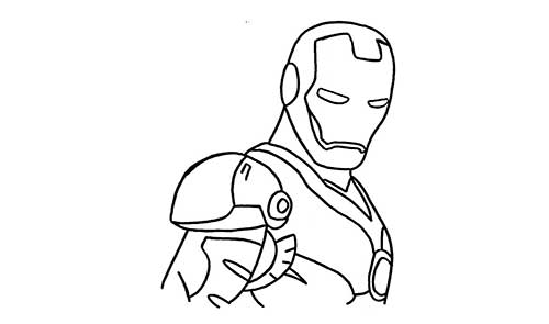 Desenho de Homem de Ferro (Iron Man) para imprimir