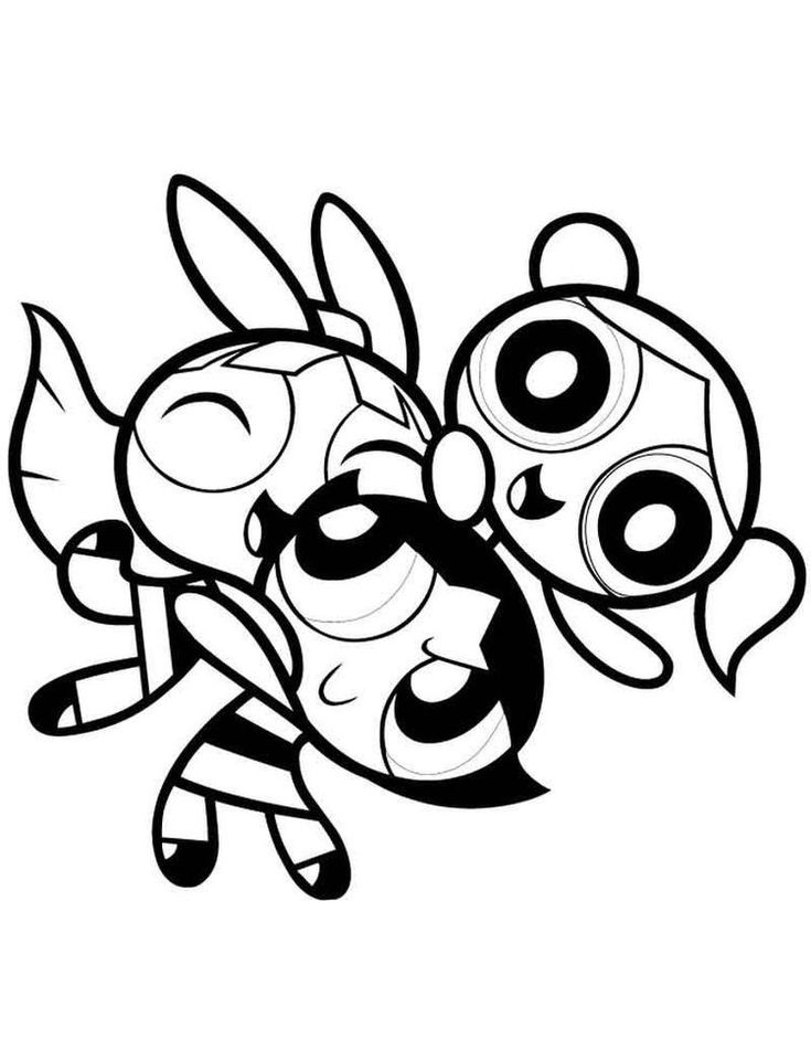 Desenho de As Meninas Superpoderosas para imprimir