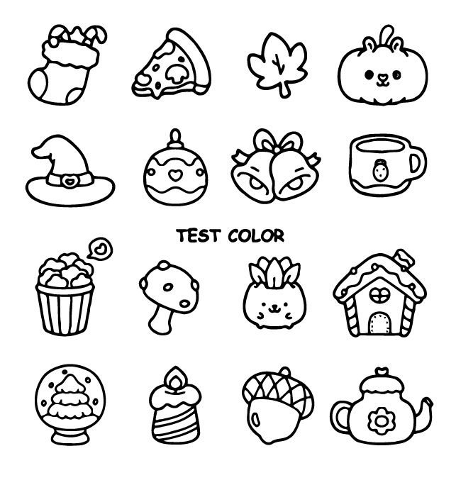 Desenho de Cozy Buddies para imprimir