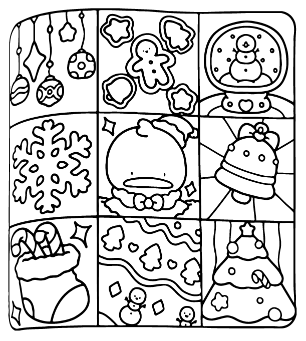 Desenho de Cozy Buddies para imprimir