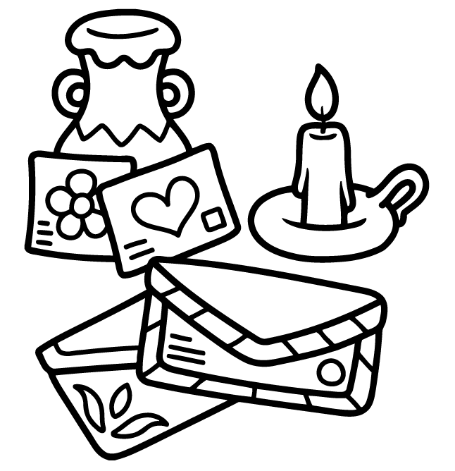 Desenho de Cozy Girl para imprimir