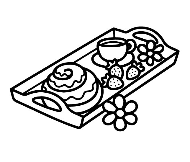 Desenho de Cozy Girl para imprimir