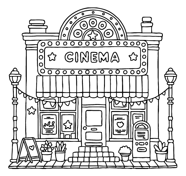 Desenho de Cozy Retreats para imprimir