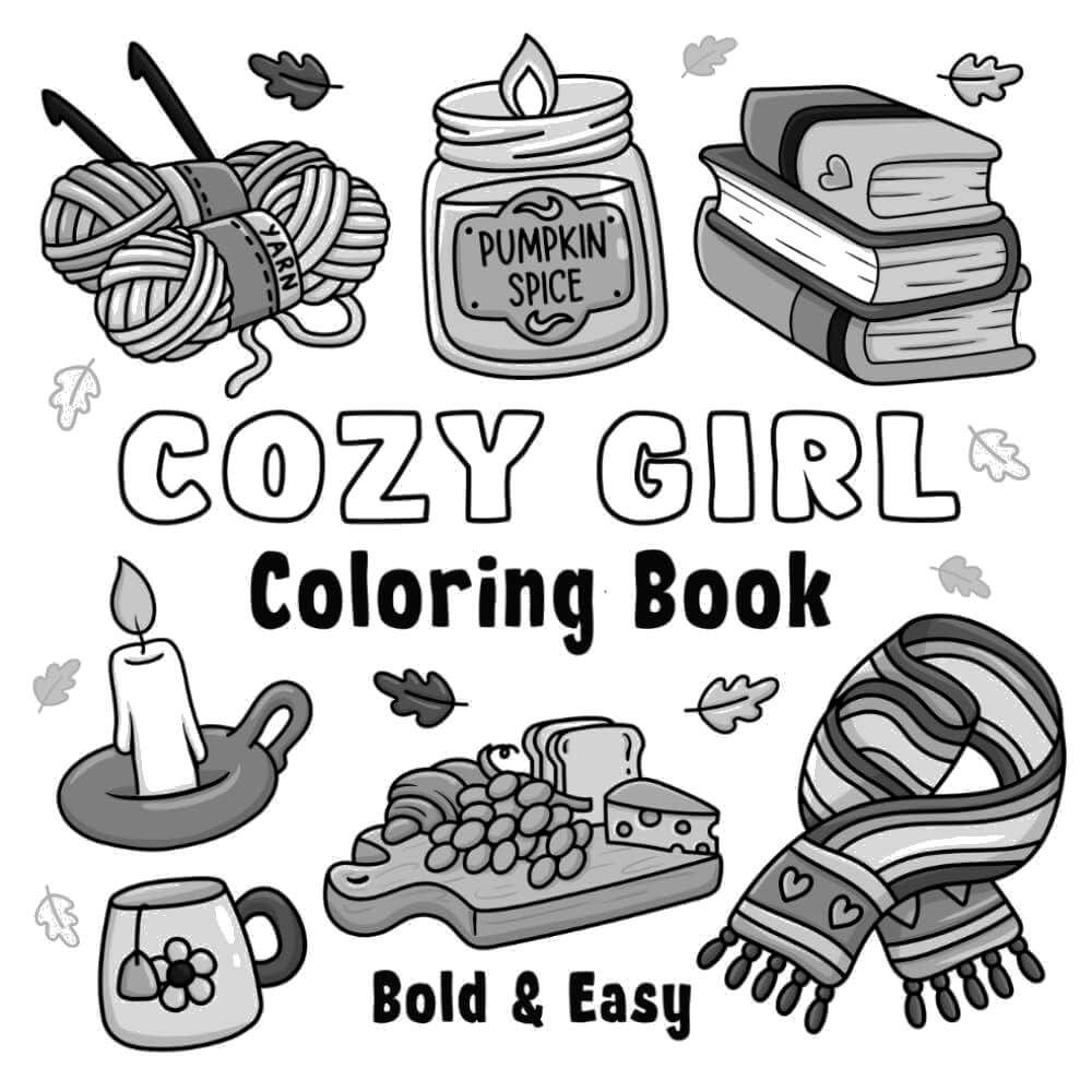 Desenho de Cozy Girl para imprimir