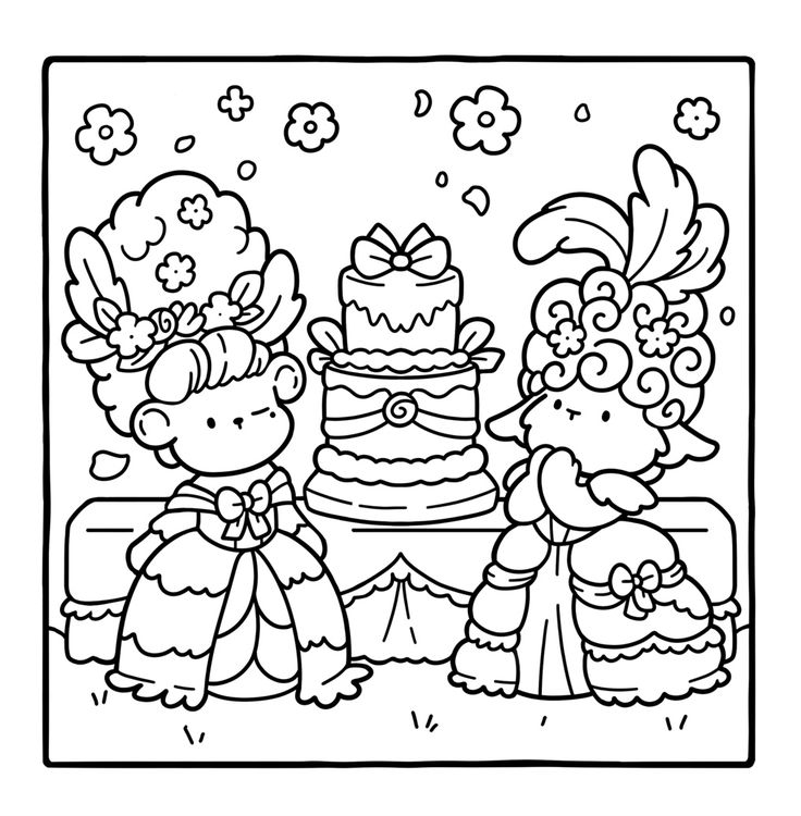Desenho de Cozy Friends para imprimir