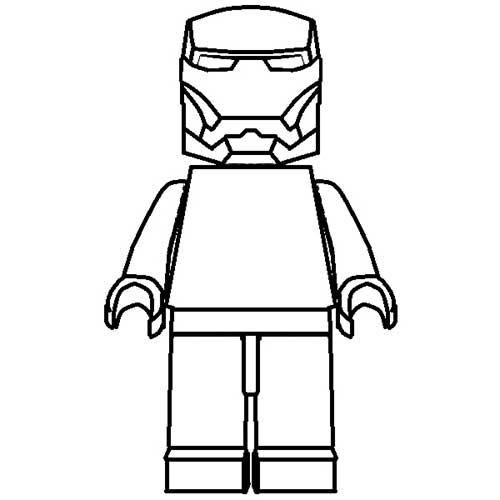 Desenho de Homem de Ferro (Iron Man) para imprimir
