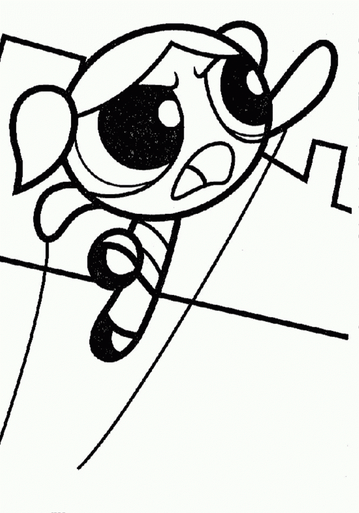 Desenho de Lindinha (As Meninas Superpoderosas) para imprimir