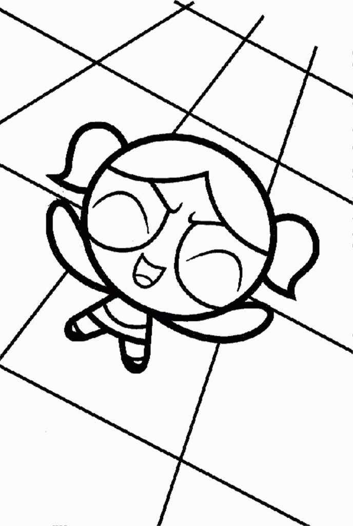 Desenho de Lindinha (As Meninas Superpoderosas) para imprimir