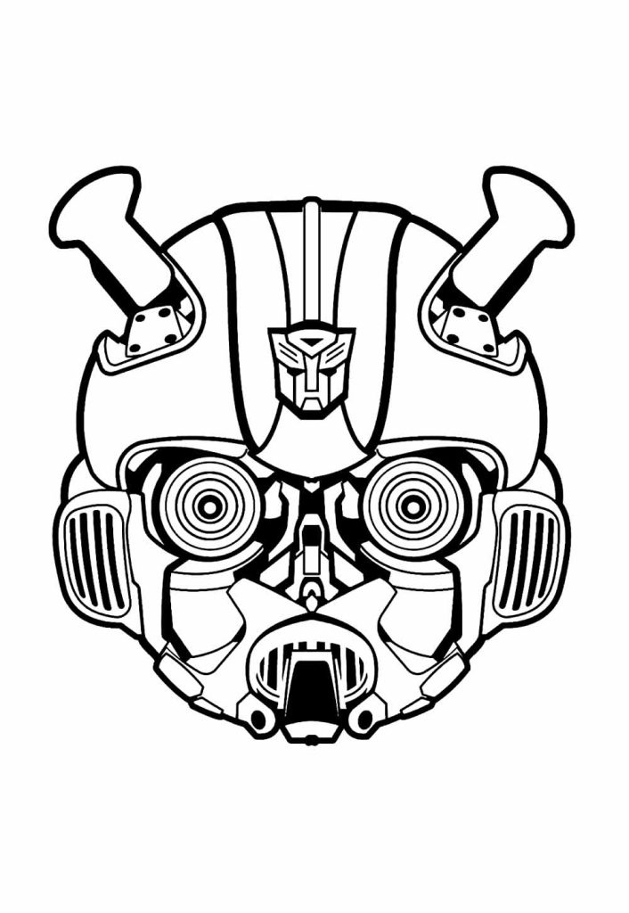 Desenho de Bumblebee (Transformers) para imprimir