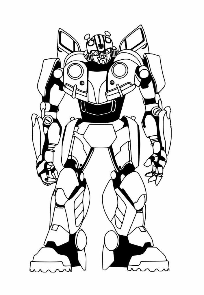 Desenho de Bumblebee (Transformers) para imprimir