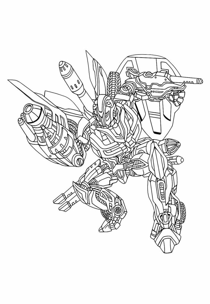 Desenho de Bumblebee (Transformers) para imprimir