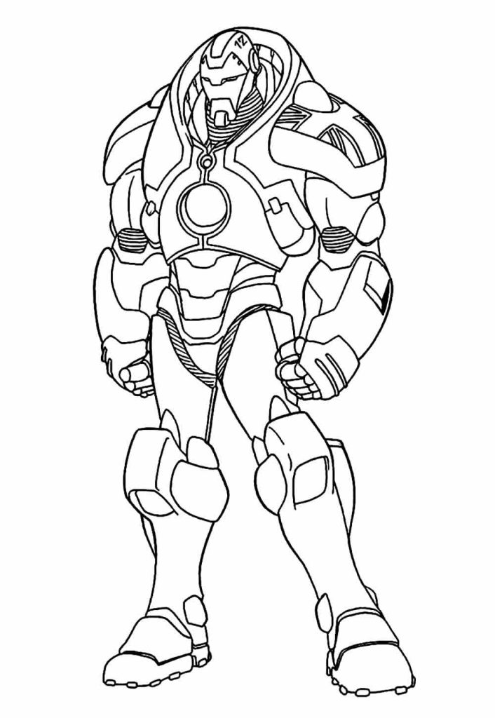 Desenho de Homem de Ferro (Iron Man) para imprimir