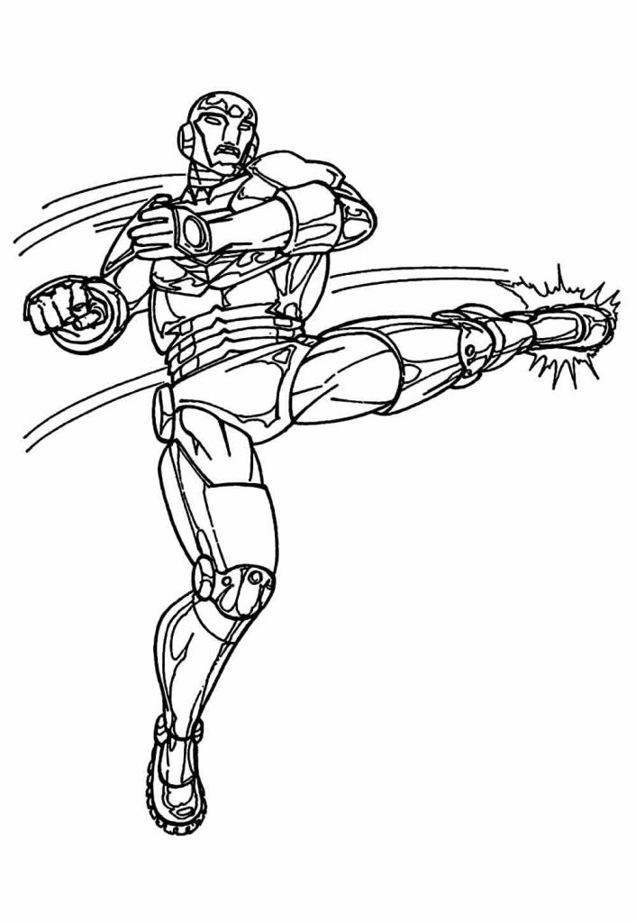 Desenho de Homem de Ferro (Iron Man) para imprimir