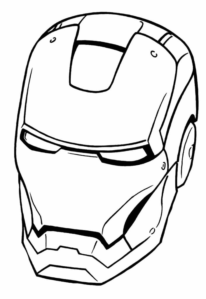 Desenho de Homem de Ferro (Iron Man) para imprimir