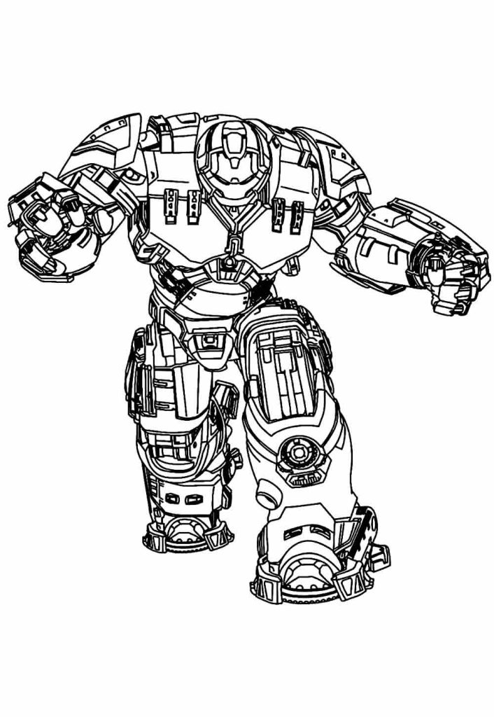 Desenho de Homem de Ferro (Iron Man) para imprimir