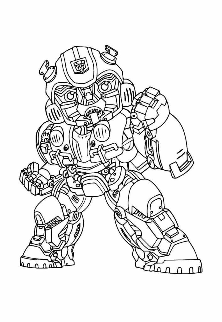Desenho de Bumblebee (Transformers) para imprimir