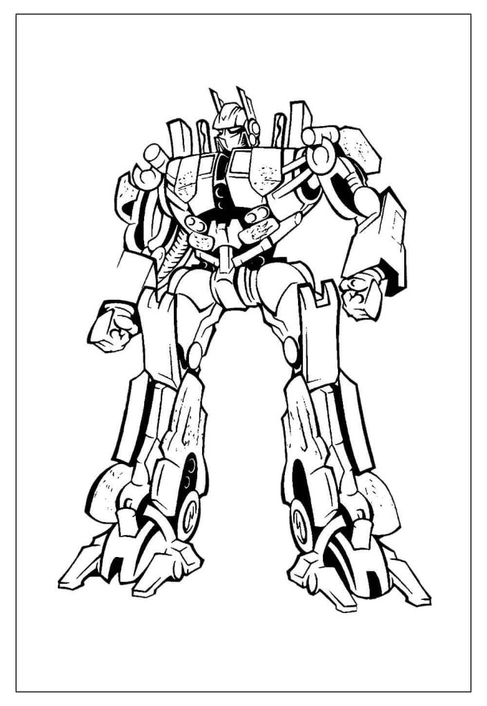 Desenho de Optimus Prime (Transformers) para imprimir
