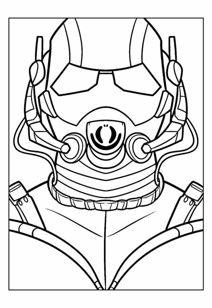 Desenho de Homem-Formiga (Ant-Man) para imprimir