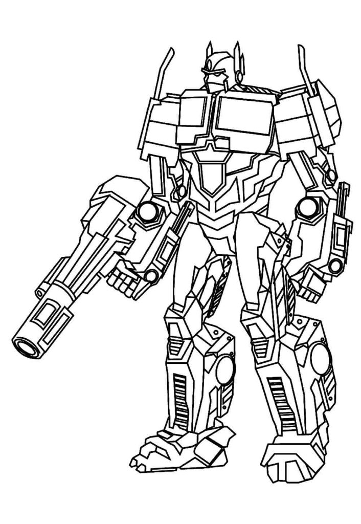 Desenho de Optimus Prime (Transformers) para imprimir