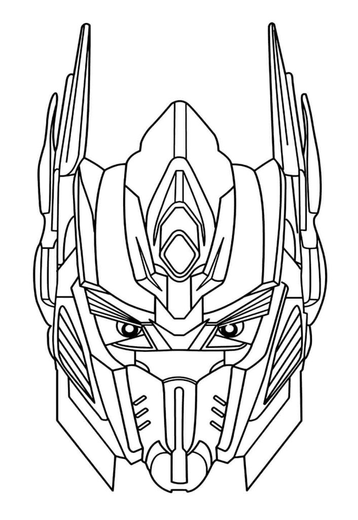 Desenho de Optimus Prime (Transformers) para imprimir