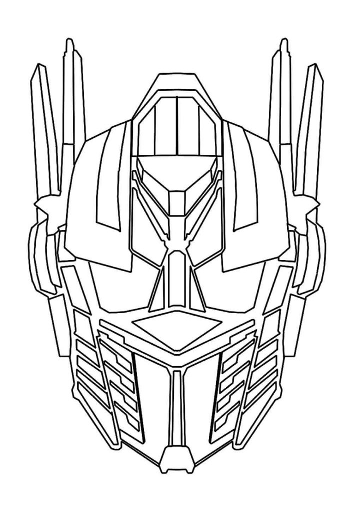 Desenho de Optimus Prime (Transformers) para imprimir