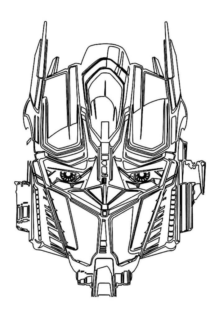 Desenho de Optimus Prime (Transformers) para imprimir