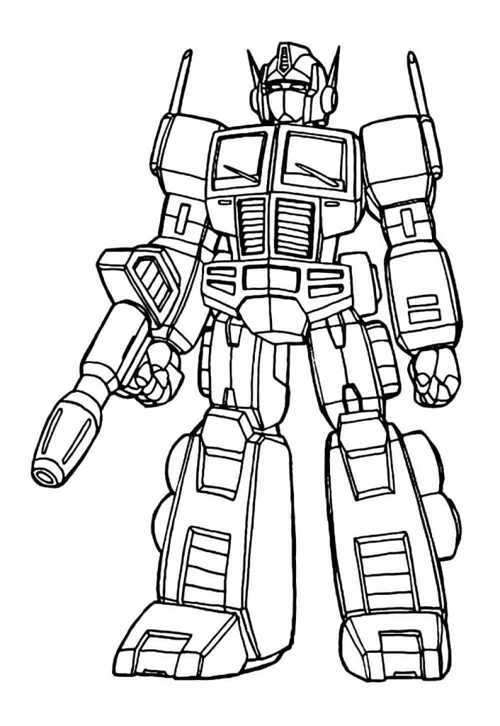 Desenho de Optimus Prime (Transformers) para imprimir
