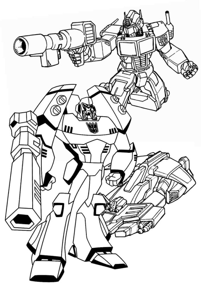 Desenho de Optimus Prime (Transformers) para imprimir
