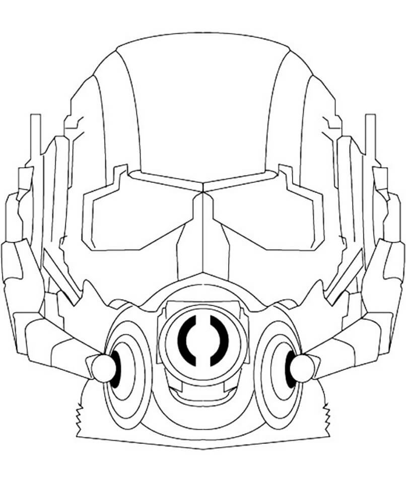 Desenho de Homem-Formiga (Ant-Man) para imprimir