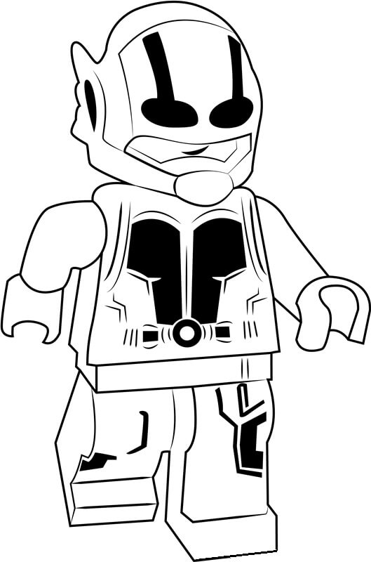 Desenho de Homem-Formiga (Ant-Man) para imprimir