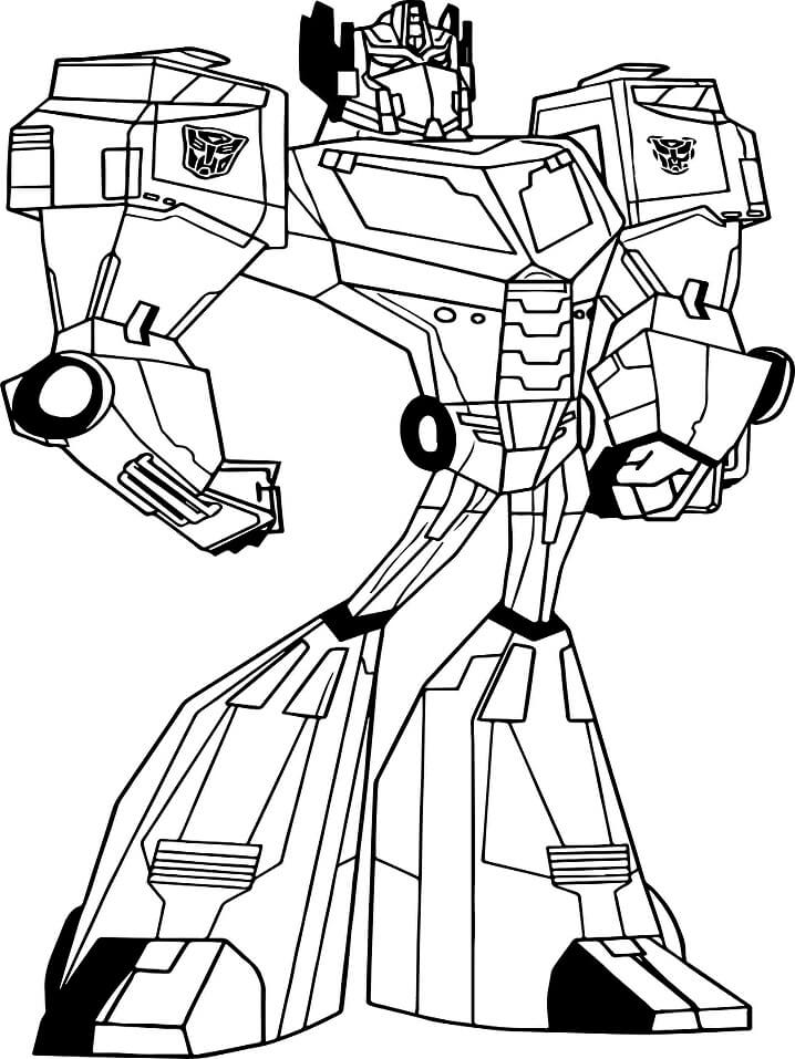 Desenho de Optimus Prime (Transformers) para imprimir
