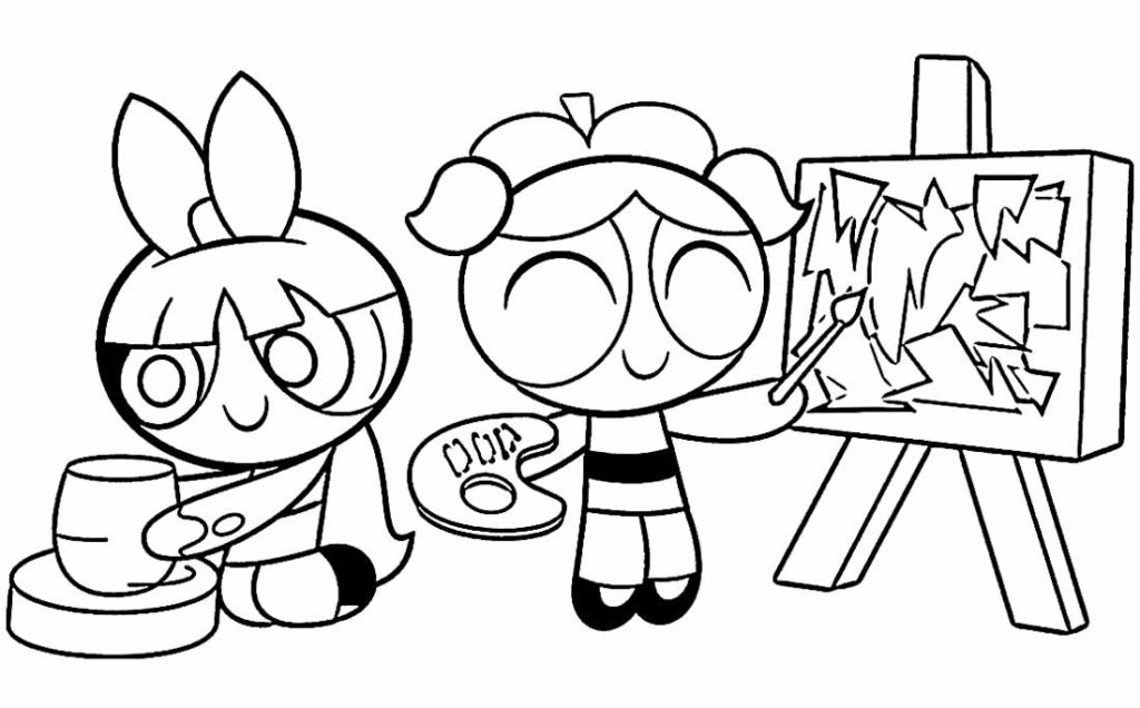 Desenho de Lindinha (As Meninas Superpoderosas) para imprimir