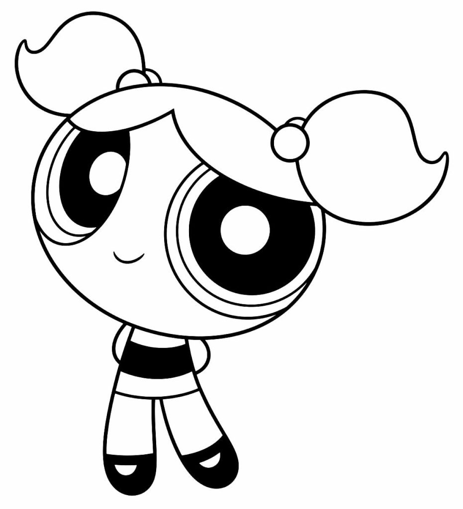 Desenho de Lindinha (As Meninas Superpoderosas) para imprimir